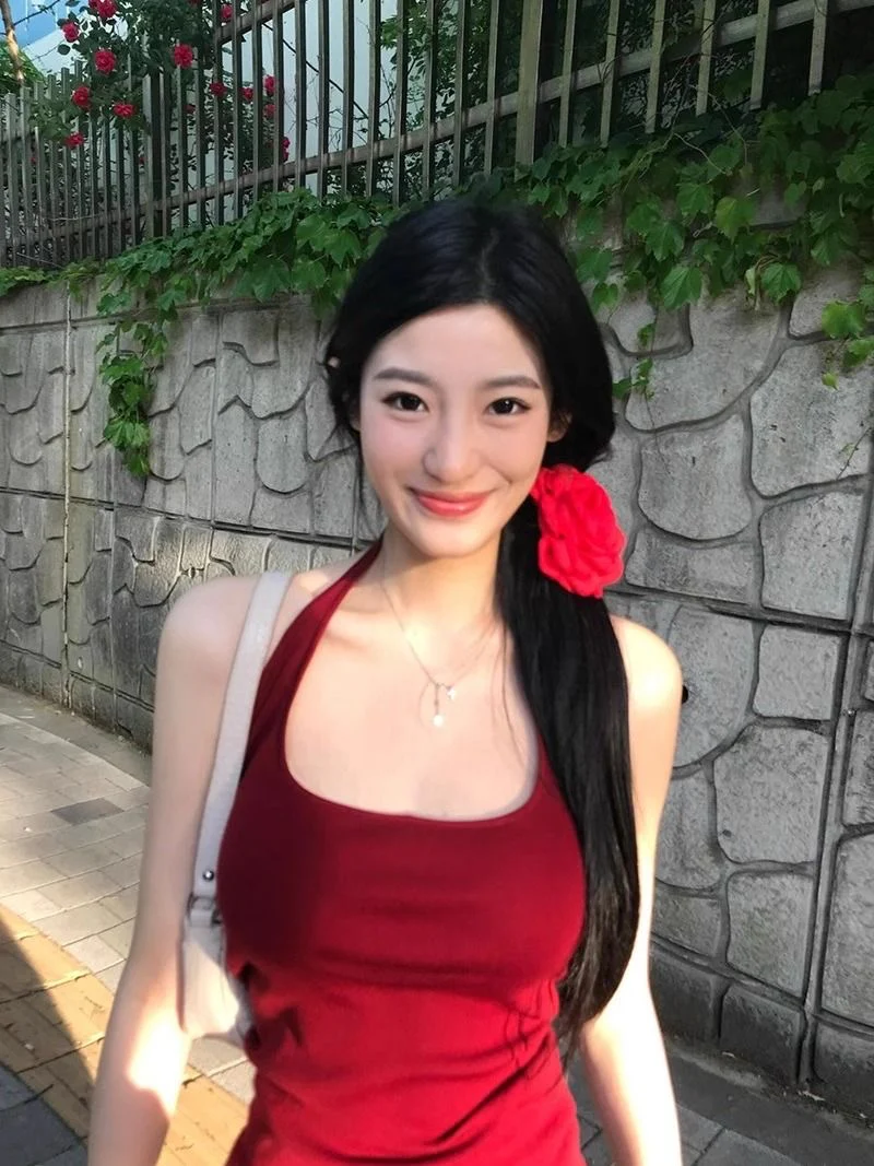 Rosé Halter Padded Tank - Image 5