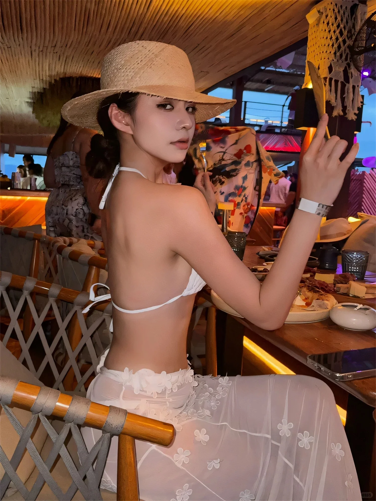 Sheer Mesh Beach Cover-Up Dress – Pure Desire Long Swimsuit Overlay - Image 5