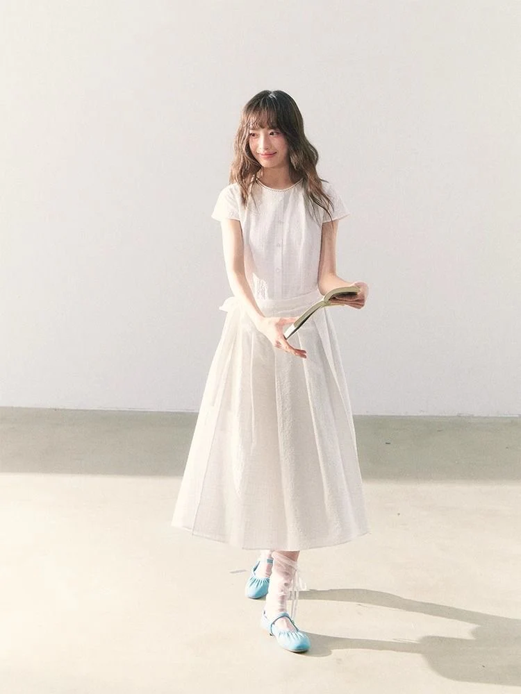 Soft Vintage Gingham Dress - Image 4