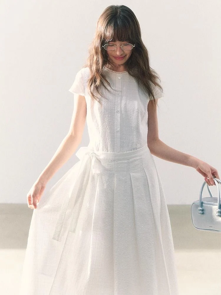 Soft Vintage Gingham Dress - Image 5