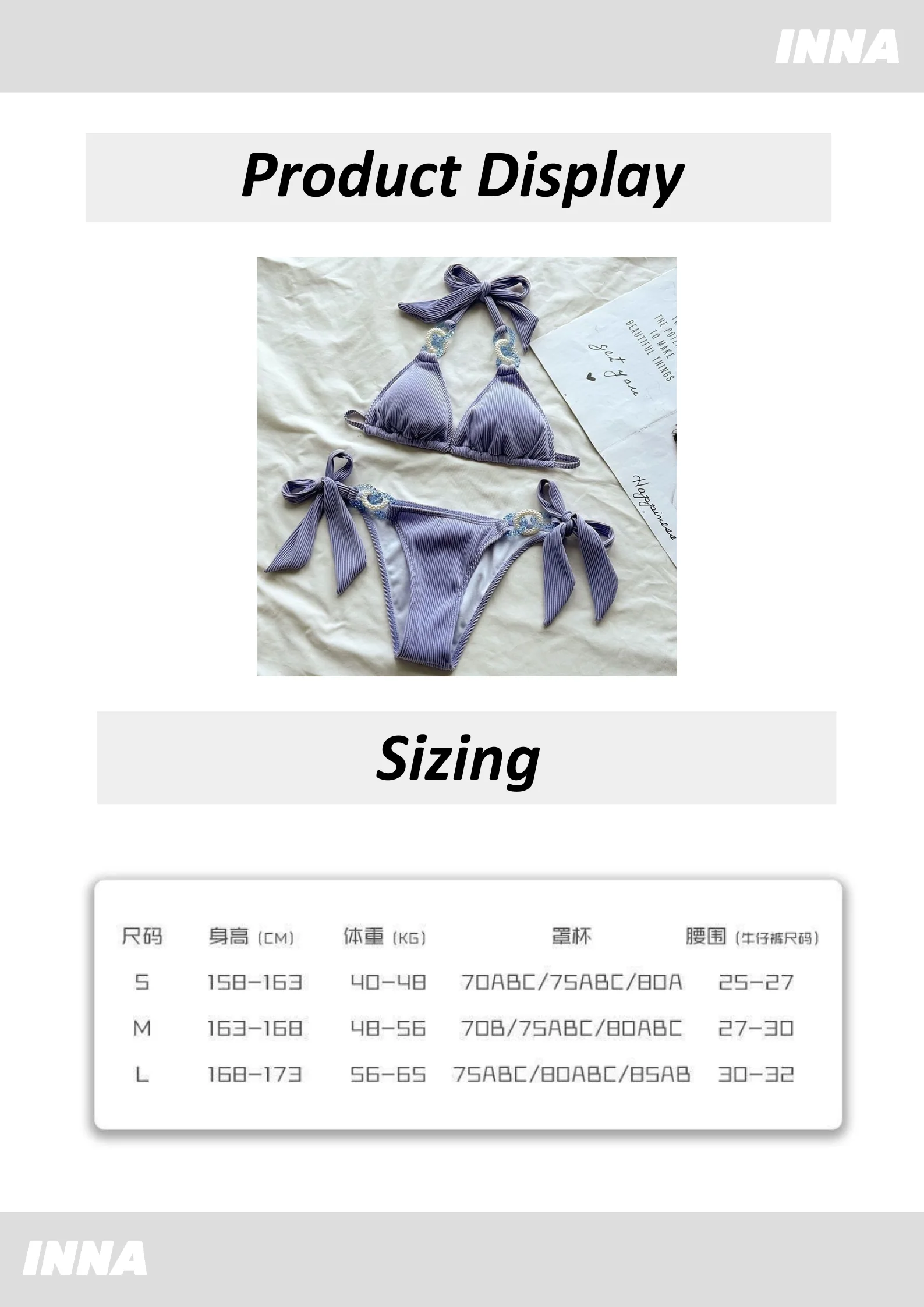 Summer Bubble Dream - Lavender Luxe Bikini - Image 3