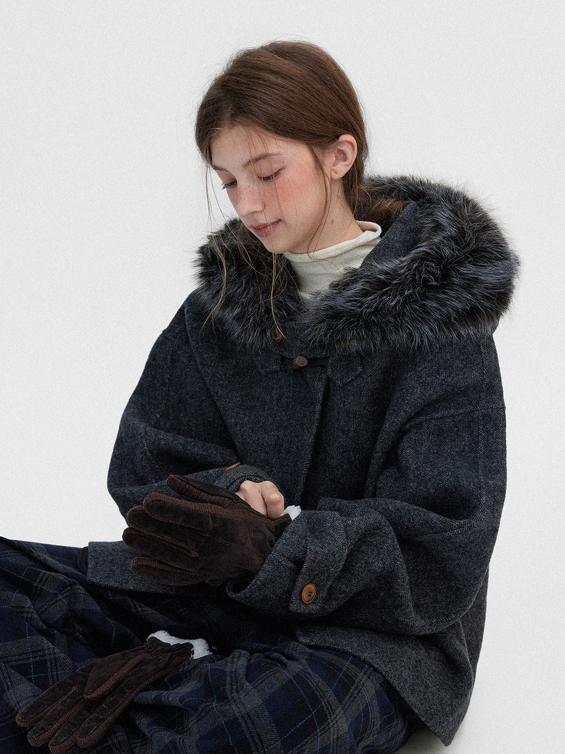Winter Luxe Fur Toggle Coat - Image 5
