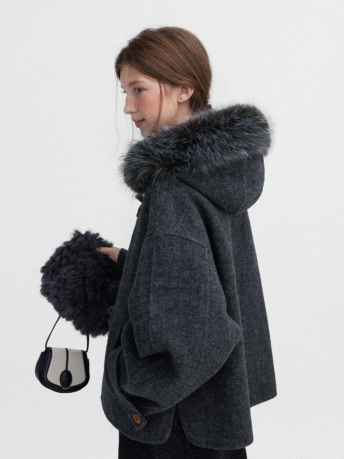 Winter Luxe Fur Toggle Coat - Image 6
